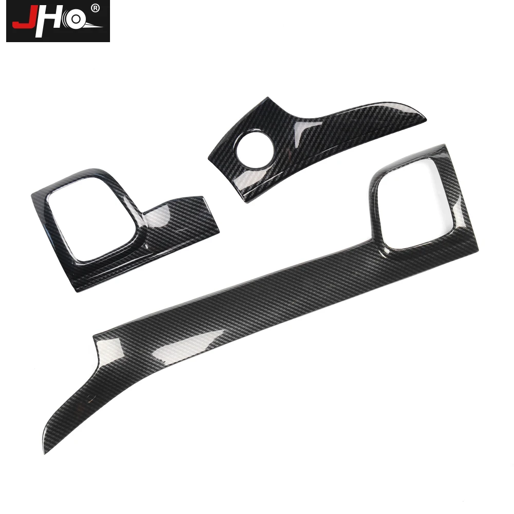 

JHO углеродная зернистая Панель боковая крышка вентиляционного отверстия для 2014-2019 Jeep Grand Cherokee 2017 2016 2015 2018 Limited WK2