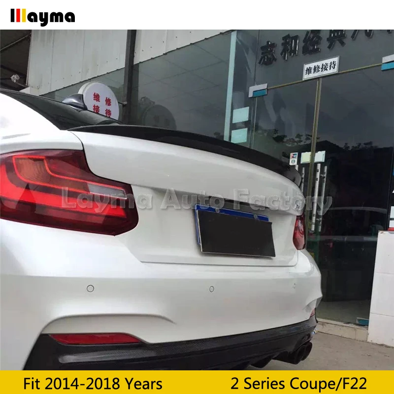 Стильный спойлер для заднего багажника из углеродного волокна BMW 2 серии Купе F22