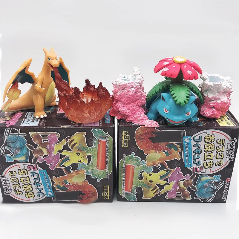 TAKARA TOMY 8 шт./компл. Покемон карманные монстры Пикачу Артикуно Eevee фигурка кукла-эльф сцены игрушки Фигурки детей Подарки