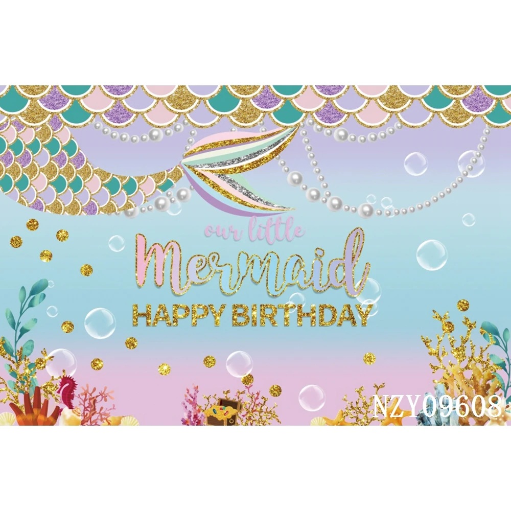 

Nitree Русалка фотография детский день рождения русалка весы хвост фотосессия морское дно оболочка фоны фотостудия