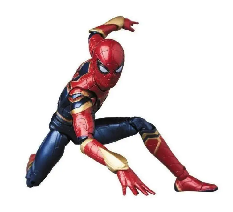 Mafex 081 Marvel Мстители Железный Паук BJD фигурка супергероя модель игрушки для детей |