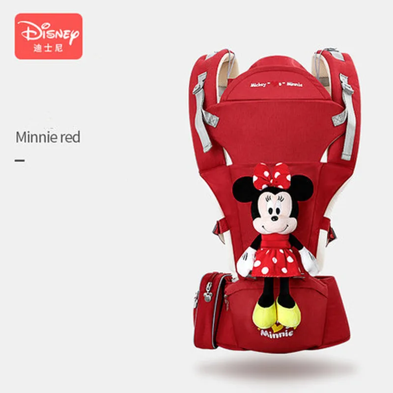 

Disney Baby Carrier Newborn Mickey Minnie Fashionable Multifunctional Outing Practical Seat Baby waist stool Carrier Backpack