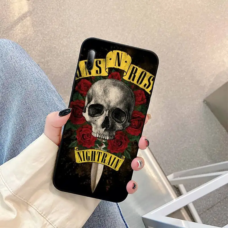 

rock band Guns roses Phone Case For Xiaomi pocophone F1 mi10lite 5 8se pro note2 3 6 8explorer 9t a2lite Cover Fundas Coque