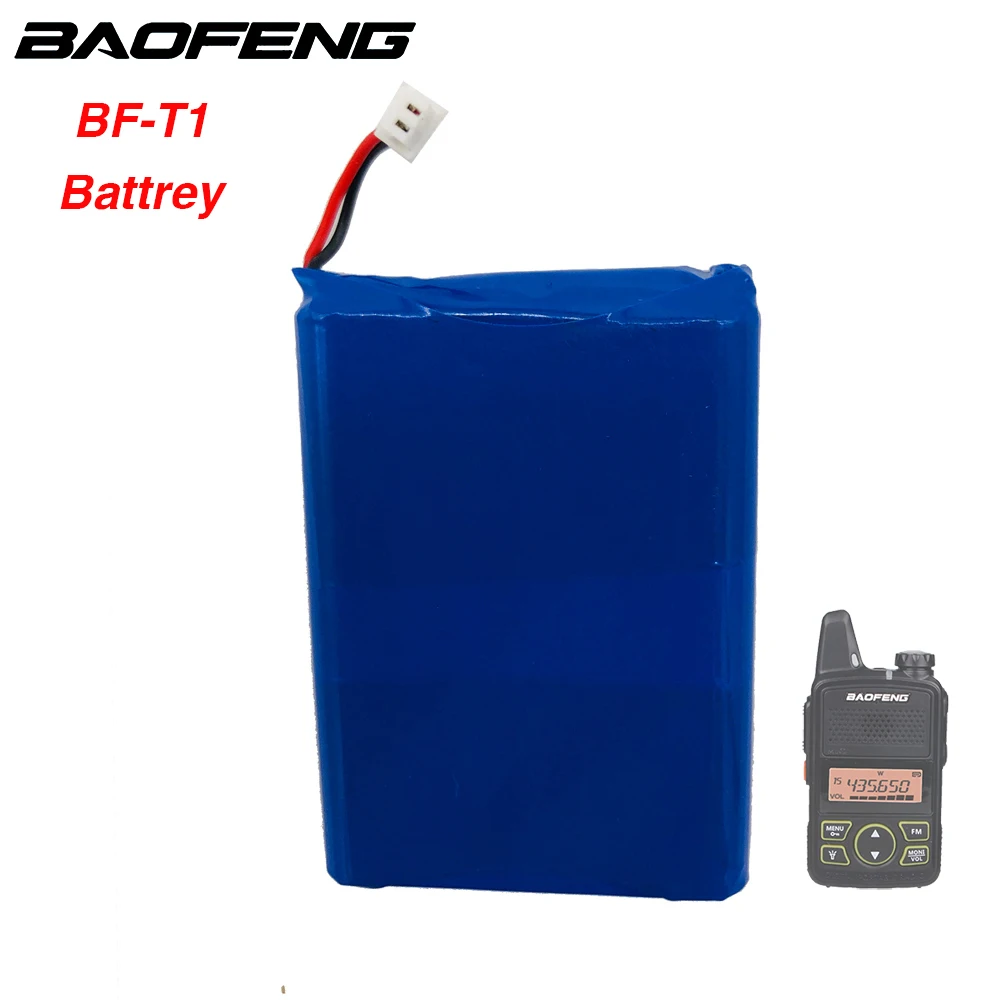 Оригинальный литий-ионный аккумулятор BAOFENG BF-T1 3 7 в 1500 мАч для рации baofeng BF T1 bf-t1 CB Ham