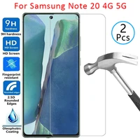 tempered glass screen protector for samsung note 20 5g case cover on galaxy note20 not not20 protective phone coque bag original