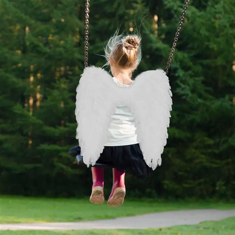 

1Pc Decorative Christmas Angel Wing Adornment Adorable Performing Prop Christmas Stage Performance Decoration Props