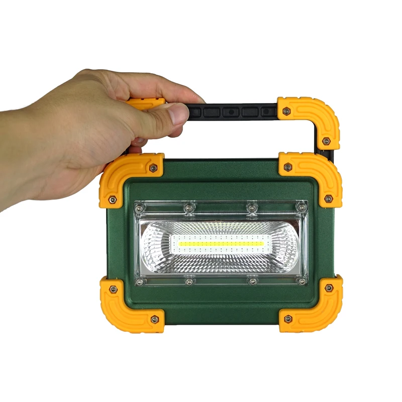 구매 USB 충전식 휴대용 야외 캠핑 라이트 COB LED 작업 빛 보조베터리 램프 방수 야간 조명