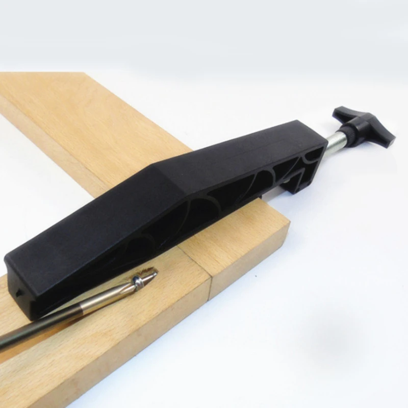 Черный скошенный карманный зажим для деревообработки специальный фиксации