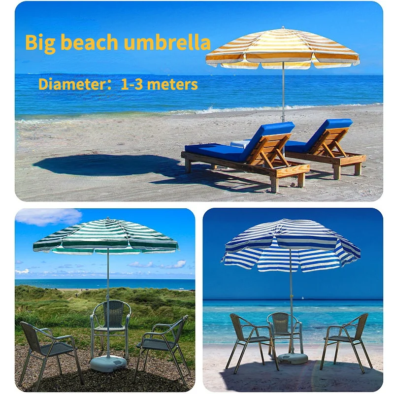 

Дождевые зонтики, искусственная рыбалка с песочным якорем, Sombrilla De Playa, сад, патио, уличная защита для пляжа