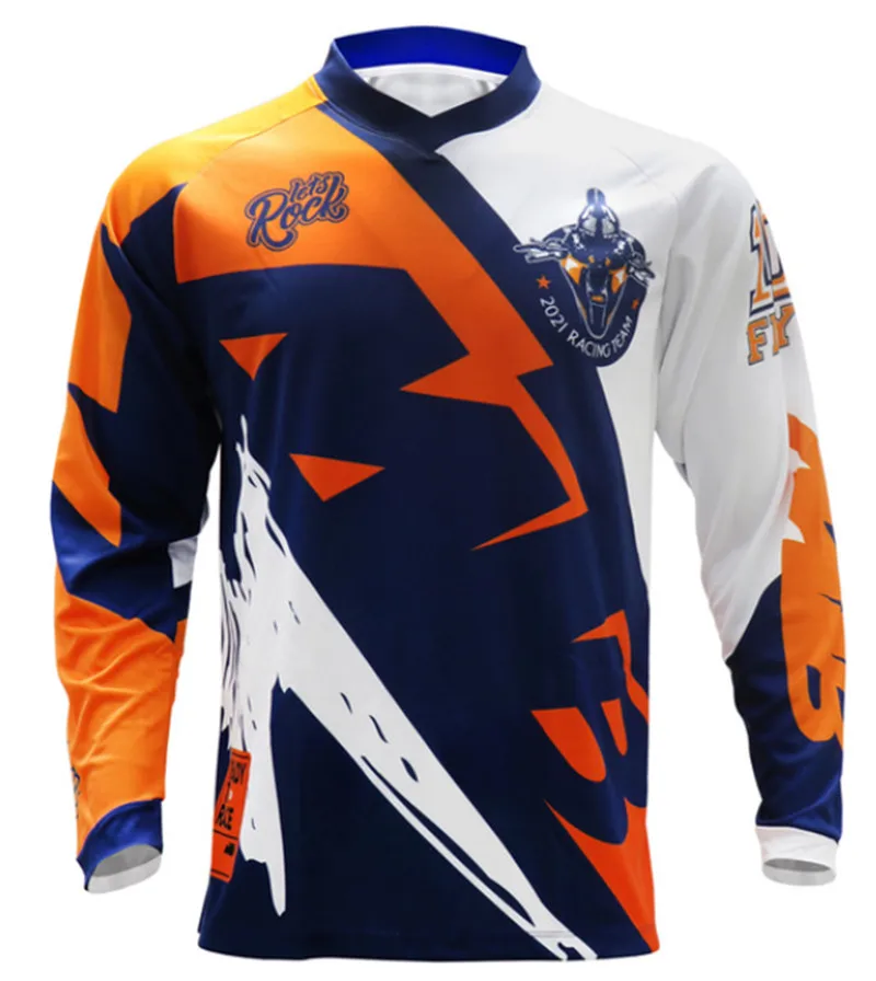 

2021 Enduro Bike Moto Bicycle Jersey Mtb Long Sleeve Cycling Enduro Downhill T-shirt bmx Motocross Mx Mountain Bike Clothing