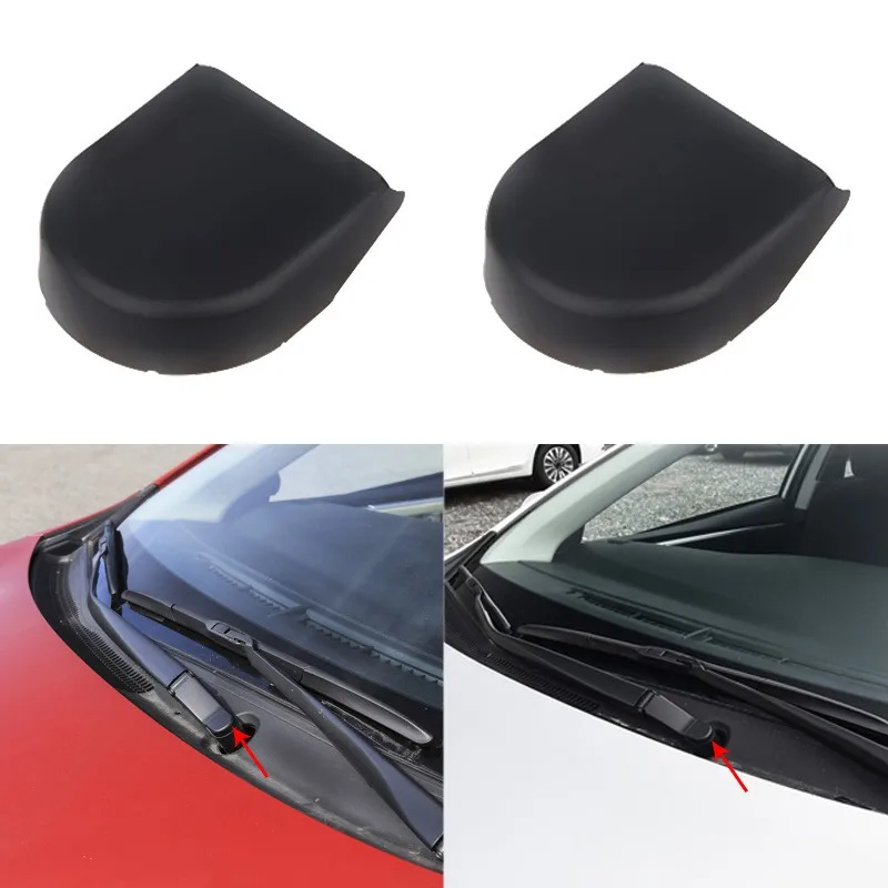 

2pc Front Windscreen Wiper Arm Nut Cap Bolt Cover For Toyota Corolla E140 E160 Verso Yaris Auris OE# 85292-0F010 Car Accessories