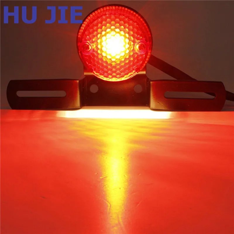 

Motorcycle Red Tail Stop Brake Light License Plate Lamp For Honda For Yamaha For Suzuki For Kawasaki For BMW Benelli Aprilia.