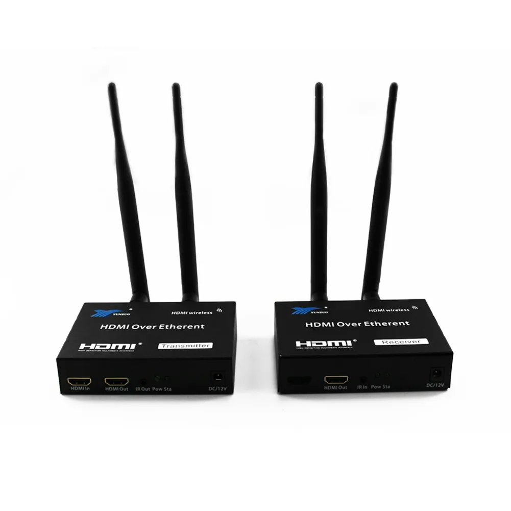 HDMI беспроводной удлинитель, 200 м беспроводной WiFi приемник передатчика HDMI 2,4 ГГц/5G 1080P с ИК-пультом дистанционного HDMI удлинитель для DVR, DVD