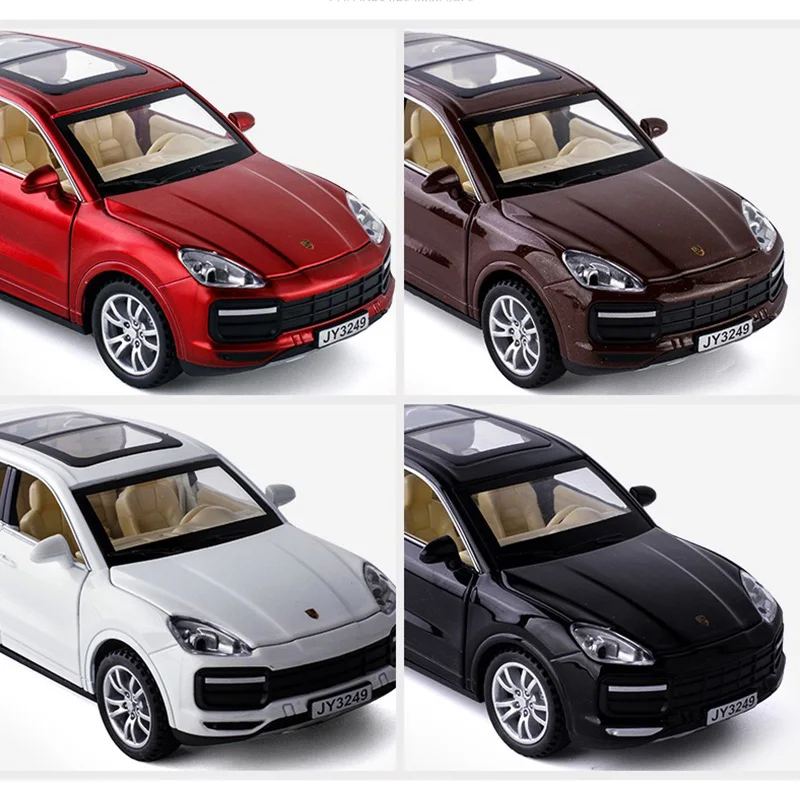 

Simulation 1:32 Alloy New 2020 Cayenne Turbo Toy Model Car Metal Die casting Toy Vehicle Sound Light Pull Back For Collection Gi