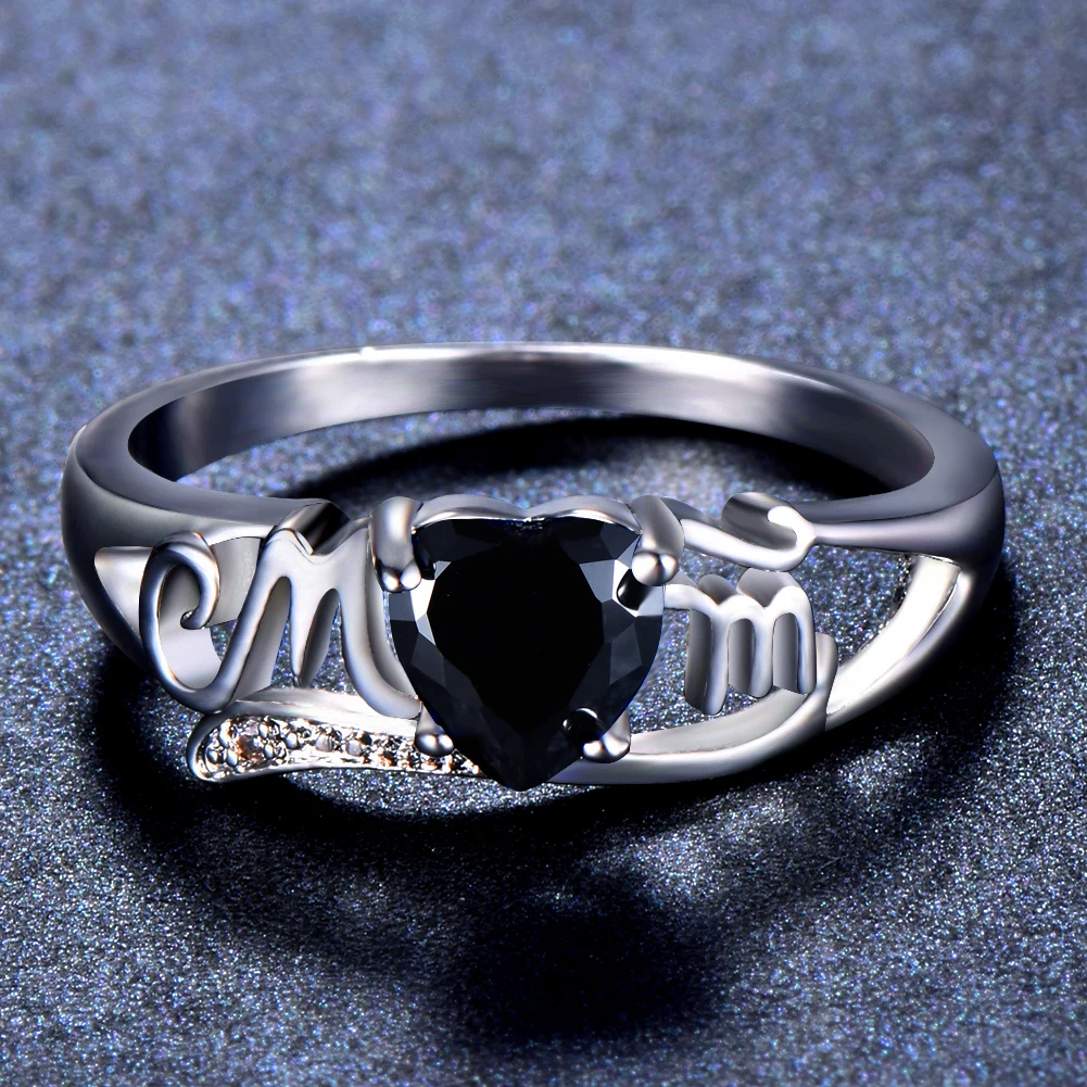 Женское кольцо с цирконием Blaike белое золото Ювелирное Украшение на день матери