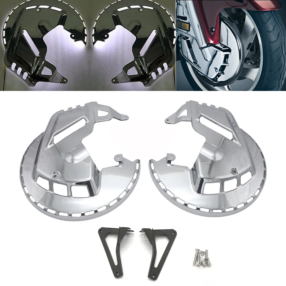 Тормозной диск крышки ротора красный светодиодный 2001 2014 для HONDA F6B 2013 2015 Honda GOLDWING