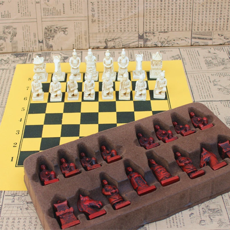 Новый набор античных шахматных досок кожаная шахматная доска изысканная смола