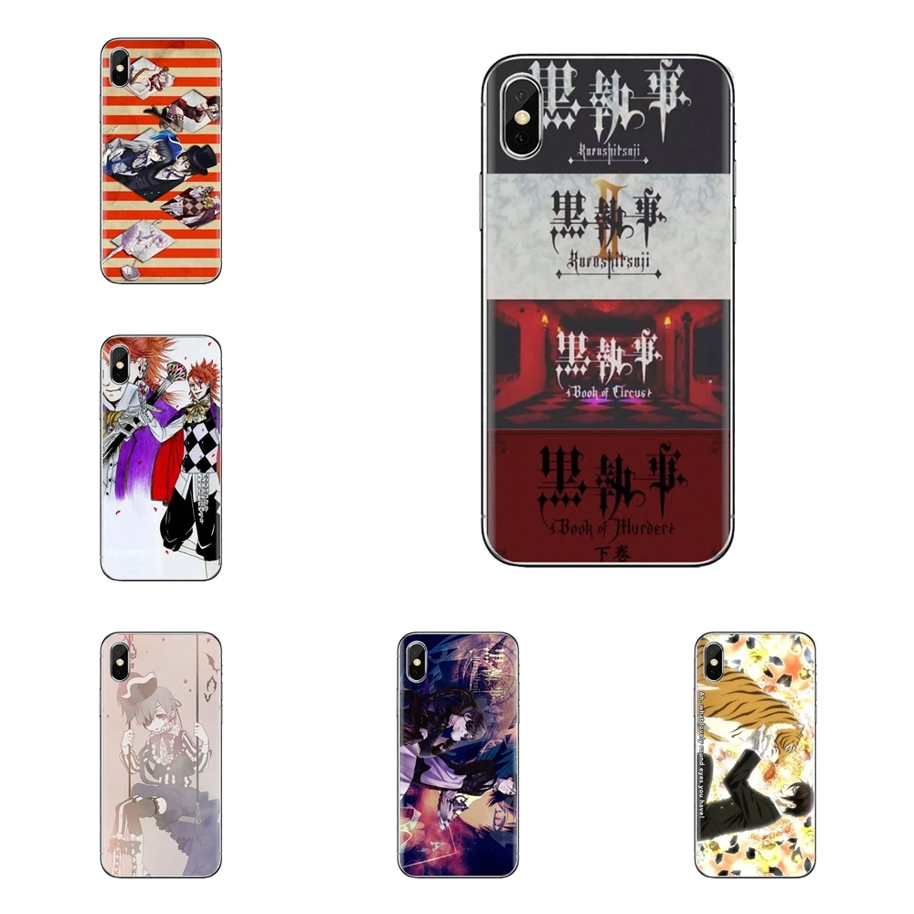 Joker Black Butler Book of Circus TPU Transparent Shell Cases For Huawei Mate Honor 4C 5C 5X 6X 7 7A 7C 8 9 10 8C 8X 20 Lite Pro |