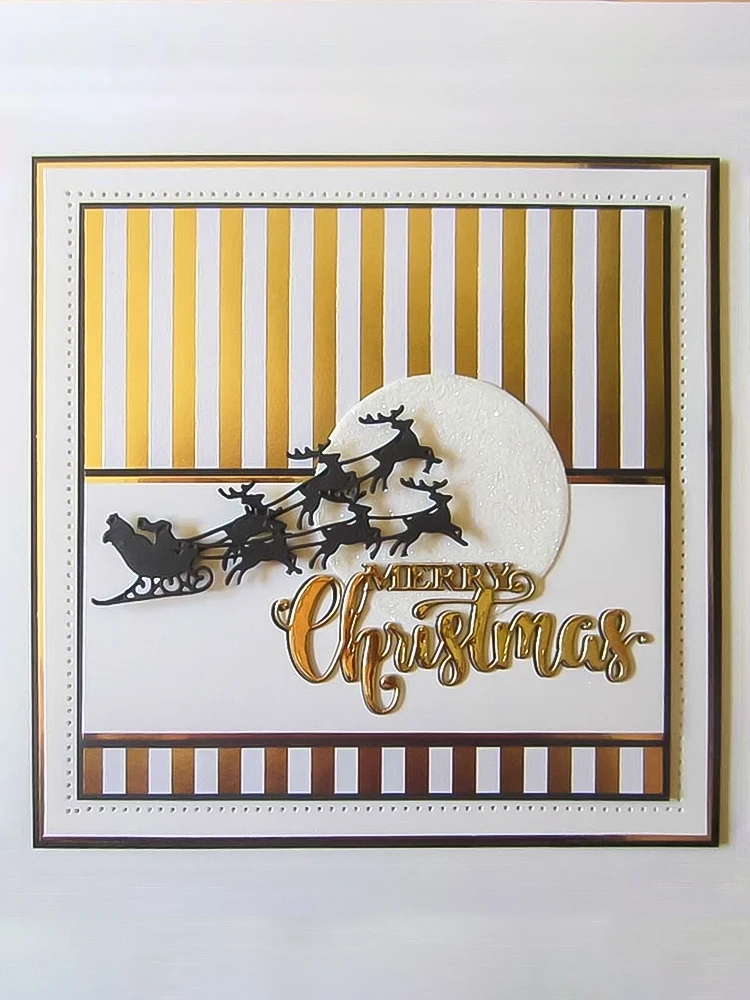 Счастливого Рождества умирает металлический Трафаретный вырубной штамп для