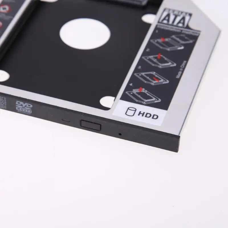 2,5 ''9,5 мм Универсальный SATA 2nd HDD SSD карман для жесткого диска для CD/DVD-ROM Оптический отсек жесткий диск с отверткой