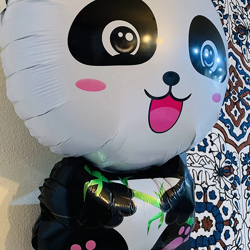 Мультяшная панда воздушный шар из фольги декор для вечеринки животные