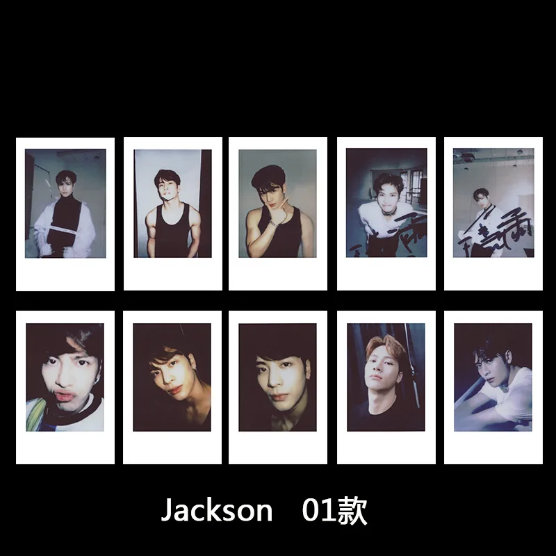 

10pcs/set kpop got7 Jackson card