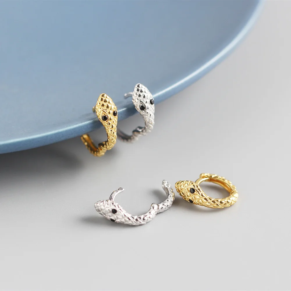 

Women's Snake-shaped Fashion Small Earrings Punk Shape Exquisite Jewelry Wholesale