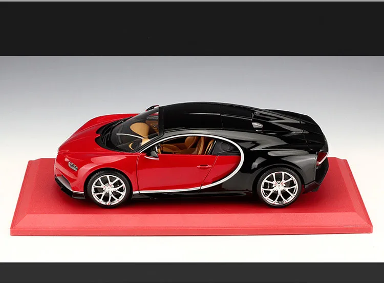 Bburago 1:18 2017 Bugatti Chiron спортивный автомобиль черная литая модель автомобиля