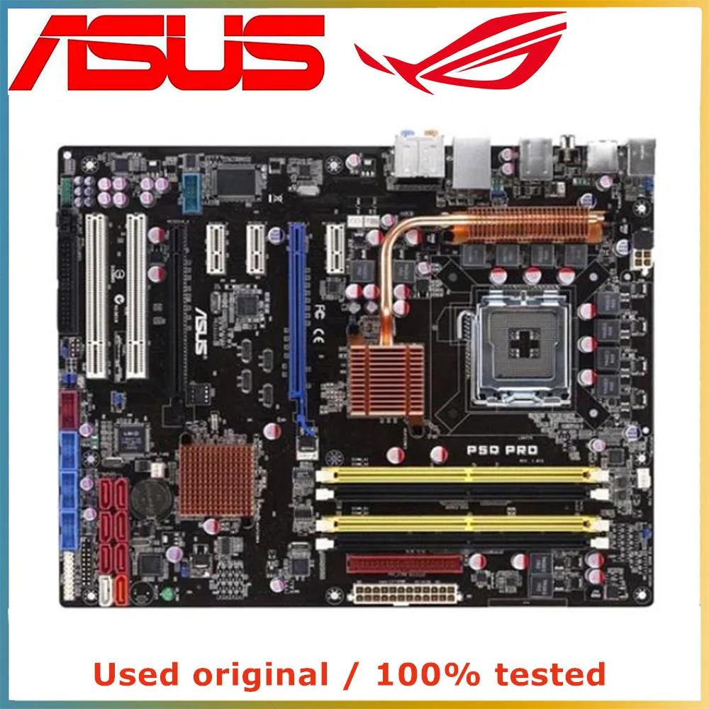 Для процессора Intel P45 LGA 775 для ASUS P5Q Pro Материнская плата компьютерный разъем LGA775 DDR2