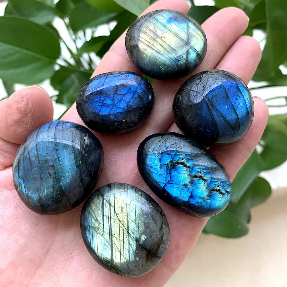 

1pcs Colorful Labradorite Crystal Stone Natural Moonstone Stone Random Ornaments Aquarium Gardening Decoration Art