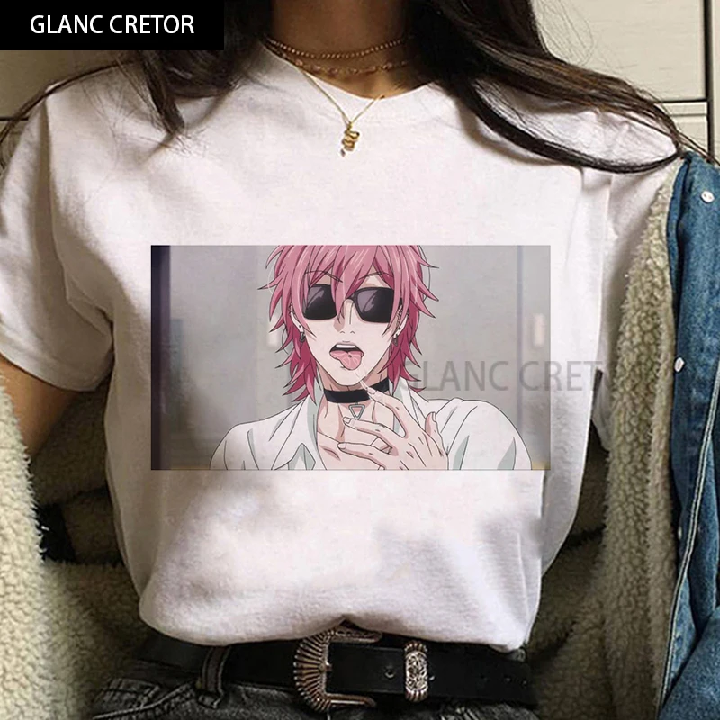 

Yarichin Bitch Club 2021 Summer Japan Anime Female T Shirt Graphic Print T-shirt Women Harajuku Aesthetic White Tops Tshirt Tee