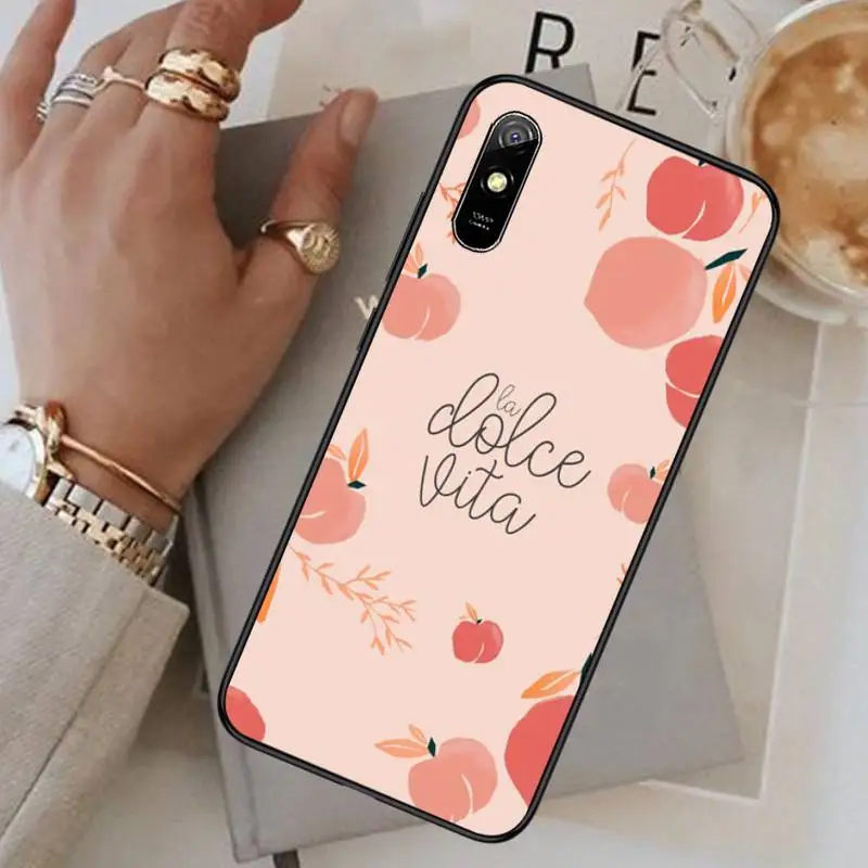 

Watermelon banana peach Phone Case For Xiaomi Redmi note 4 4X 8T 9 9s 10 K20 K30 cc9 9t pro lite max