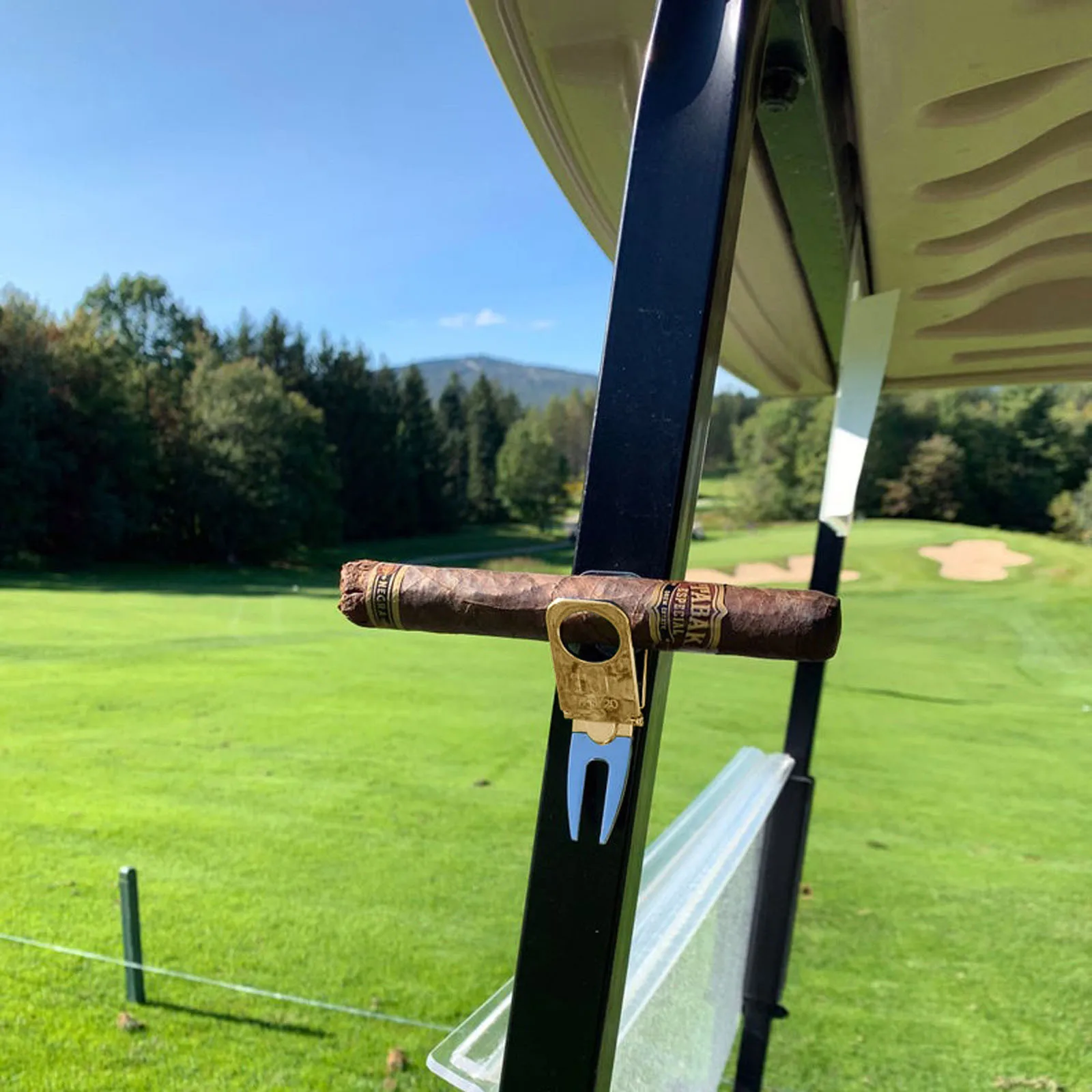 

Golf Rack Pro Golf Tool-Club Rest,Ball Marker,Pitch Repair/Divot Tool,Putting Aid Golf Accessories