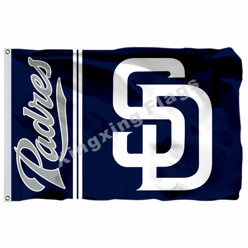 Сан-Диего флаг с надписью 3ft x 5ft полиэстер Padres Летающий Размеры № 4 90X150 см