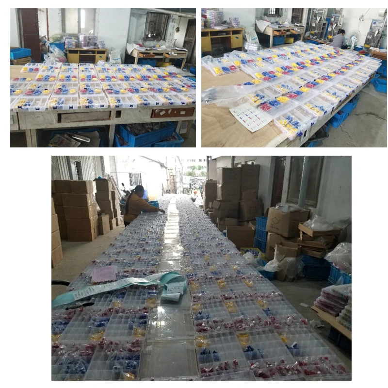 electrical connector kit cable lugs wire terminals male and female quick butt crimp connectors 280/480/1200PCS terminator set |