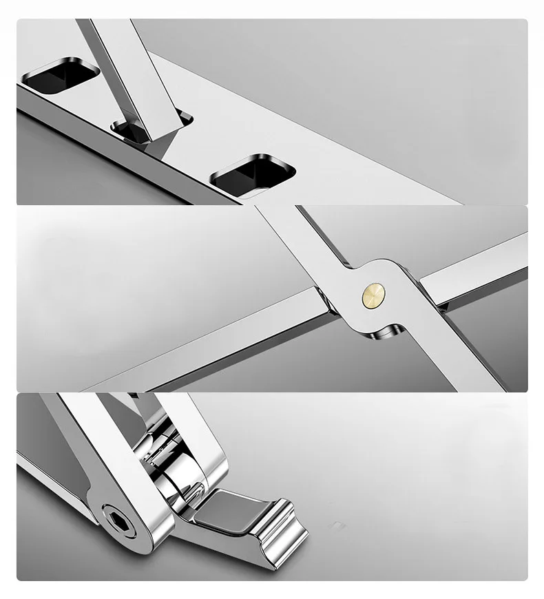 Подставка для ноутбука Macbook Pro Air X регулируемая складная алюминиевая настольная