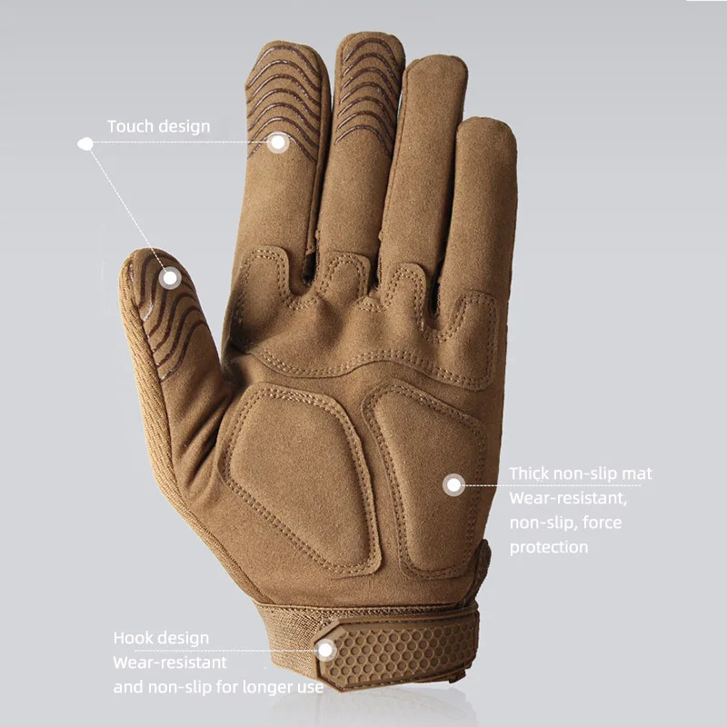 Windproof Cycling Gloves Touch Screen Riding MTB Bike Bicycle Thermal Warm Motorcycle Winter Autumn | Спорт и развлечения