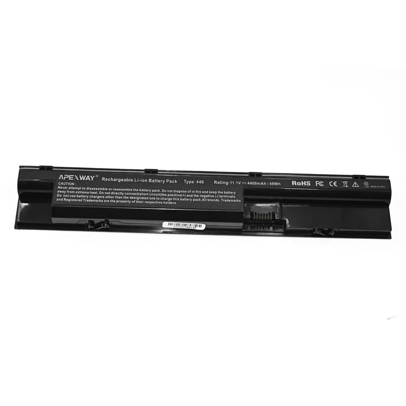 Аккумулятор Apexway для ноутбука 6 ячеек HP HSTNN-W98C HSTNN-W99C COMPAQ ProBook 440 G0 G1 445 450 455 470 |