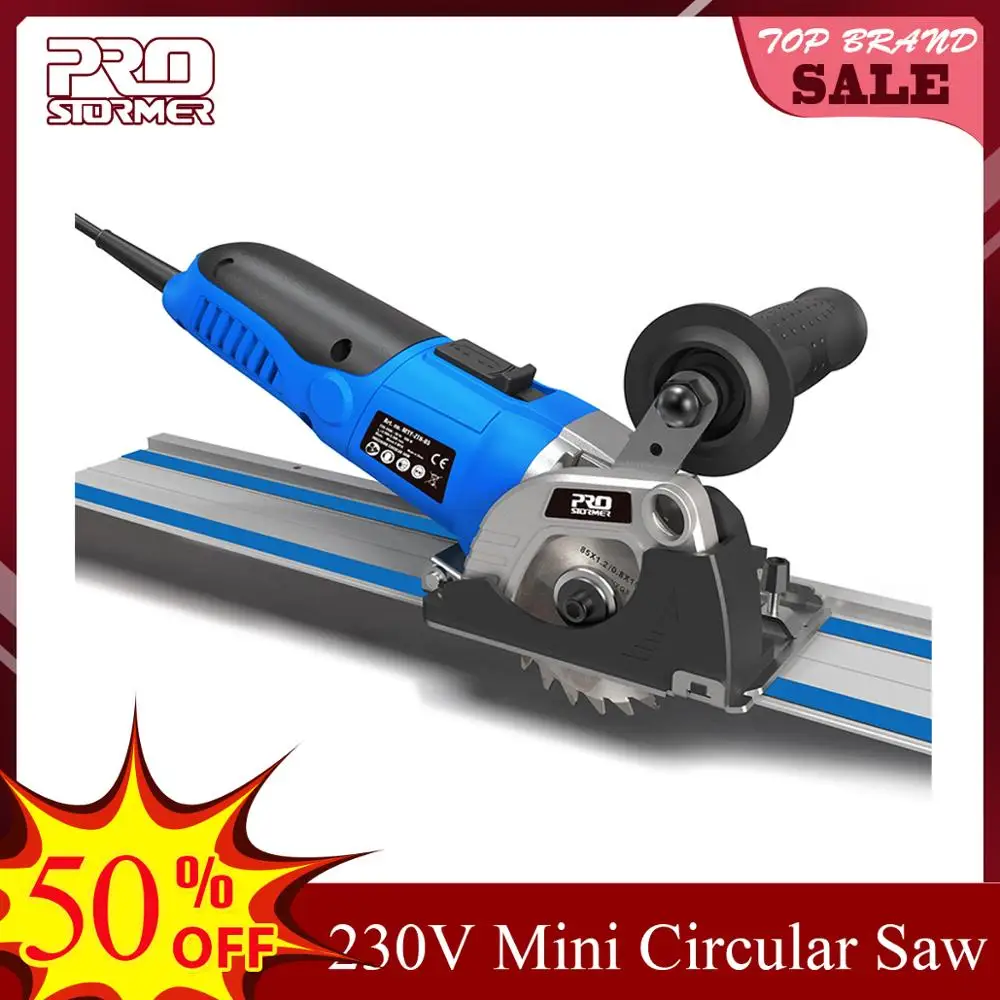 Tenwa 500W циркулярная пила многофункциональная из дерева/металла/TCT/HSS 85 мм