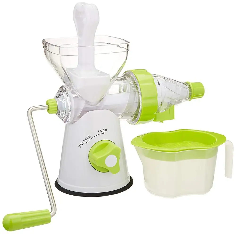 Многофункциональная кухонная ручная одношнековая соковыжималка с присоской для