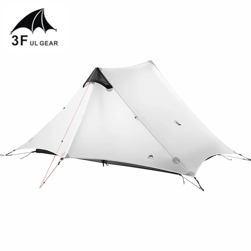 3F UL GEAR LanShan 2 Tent Oudoor Ultralight Camping 15D Silnylon 1 Person 2 Person Tent 3 Season Tent Winter 4 Season Tent