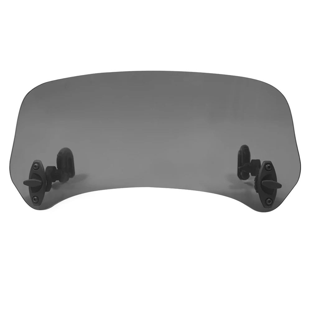 Universal Motorcycle Scooter Adjustable Clip On Windscreen Windshield Extension Spoiler Wind Deflector Lockable | Автомобили и