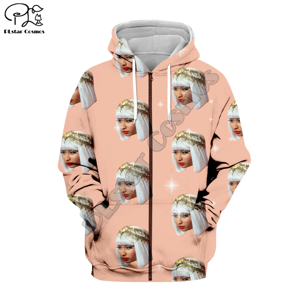 

PLstarCosmos 3DPrint NewFashion Rapper Star Nicki Minaj Popular Harajuku Streetwear Unisex Funny Casual Hoodie/Sweatshirt/Zip 23