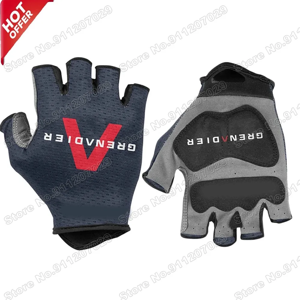 

2021 г., перчатки INEOS Grenadier для велоспорта, мужские велосипедные Гелевые перчатки на полпальца, одна пара, размеры M-XL, велосипедные перчатки, од...