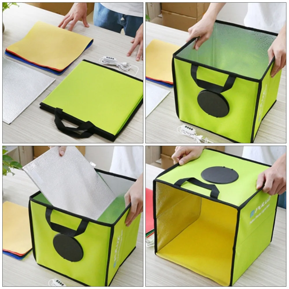 

Background Photo Studio Case LED Lighting Cube Tent Adjustable Studio Accessory