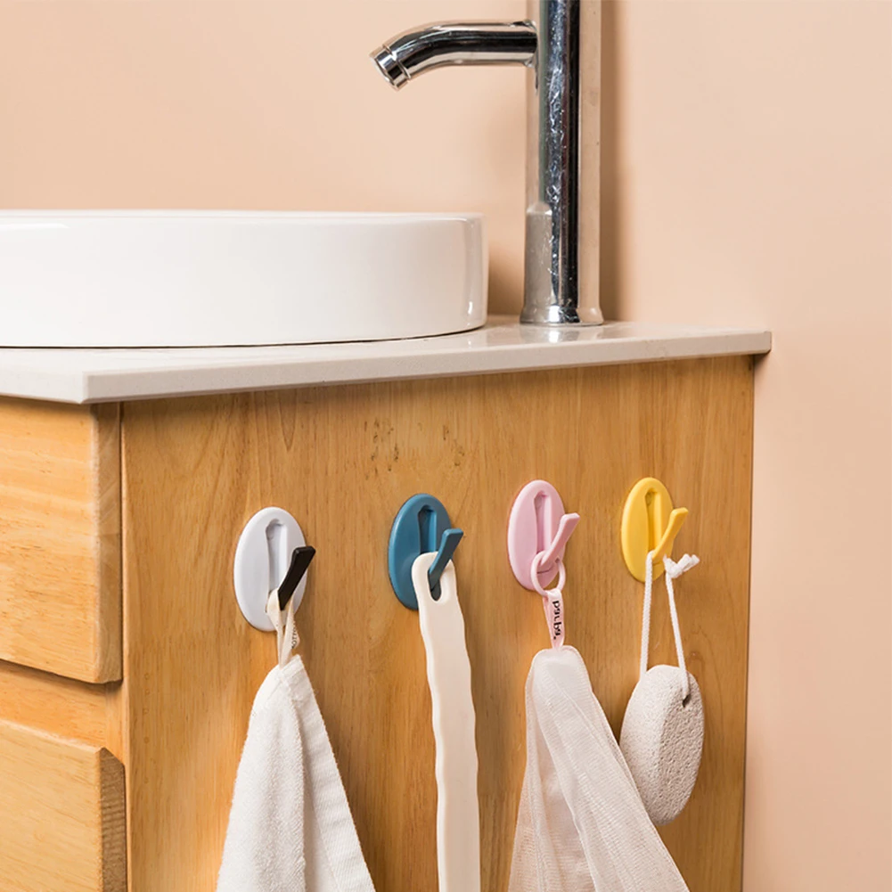 4 шт./компл. полотенца ключей домашний Кухня самоклеящиеся настенные крюк