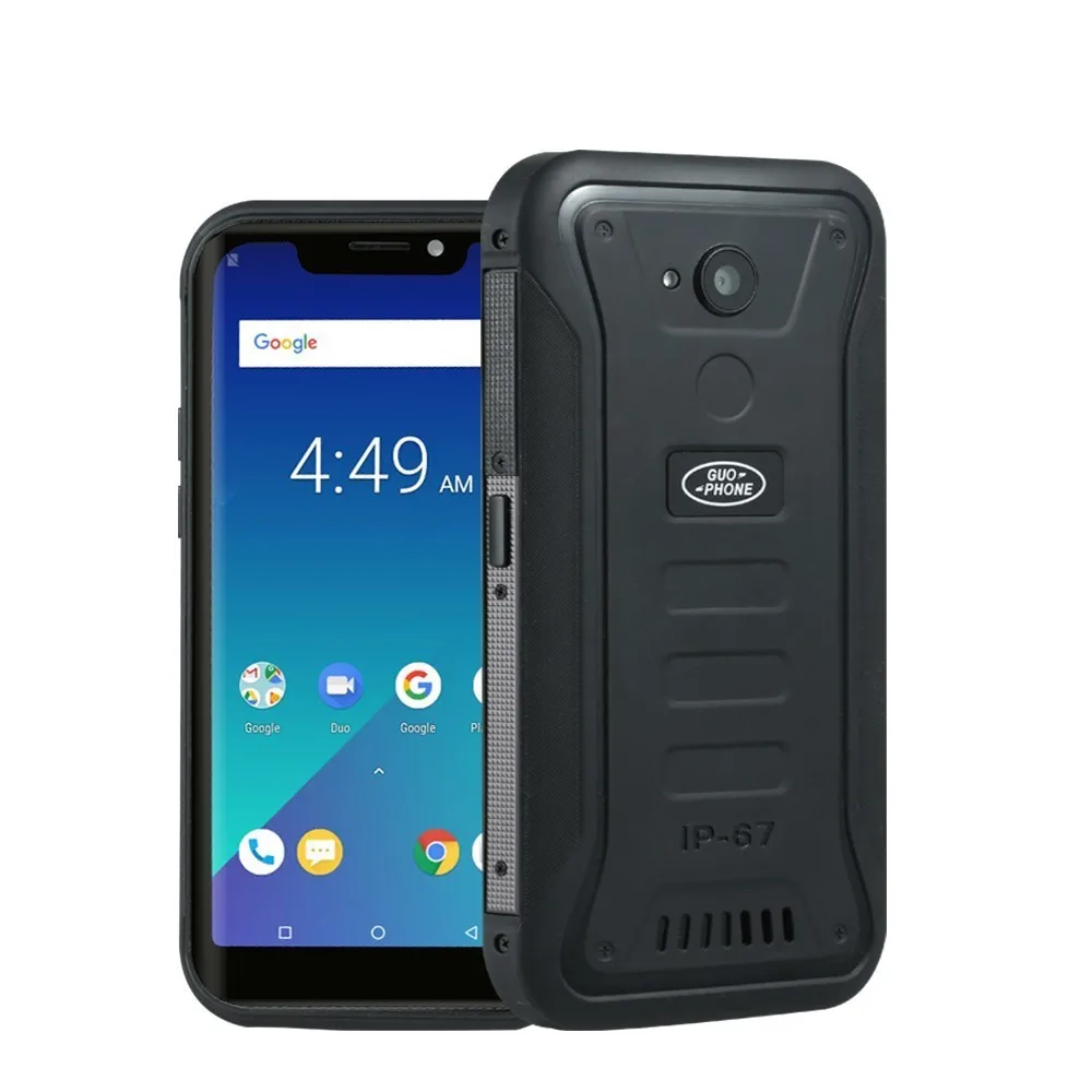 Guophone X3 5," 5000 мАч MTK6739 четырехъядерный 2 Гб ОЗУ 16 Гб ПЗУ Android 8,1 gps 8MP 3g WCDMA LTE водонепроницаемый смартфон Rover X3 - Цвет: Черный