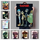 Gorillaz Виртуальная фотография, фотография фотообои, домашний декор для гостиной, спальни