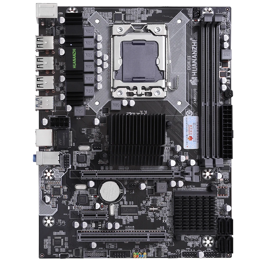 HUANANZHI X58 LGA 1366 X58 Motherboard Support RECC NON-ECC DDR3 and Xeon Processor USB3.0 AMD RX Series X5670 X5575 X5650 X5660