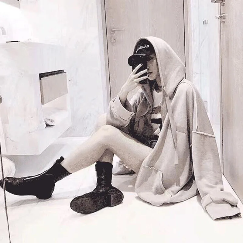 Женские ботильоны из мягкой кожи на плоской подошве с молнией спереди